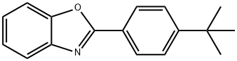 2-(4-叔丁基-苯基)-苯并恶唑, 5998-50-5, 结构式