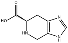 (S)-4,5,6,7-テトラヒドロ-1H-イミダゾ[4,5-c]ピリジン-6-カルボン酸 化学構造式