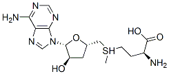 S-3'-deoxyadenosylmethionine Struktur