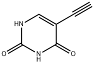 2,4(1H,3H)-Pyrimidinedione, 5-ethynyl- (9CI) Struktur