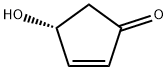 (4R)-(+)-HYDROXY-2-CYCLOPENTEN-1-ONE Structure