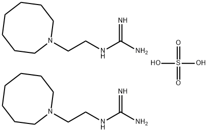 胍乙啶半硫酸盐,60-02-6,结构式