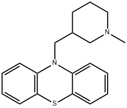 哌卡嗪,60-89-9,结构式