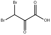 3,3-ジブロモ-2-オキソプロパン酸 化学構造式