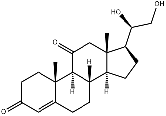 20β,21-Dihydroxypregna-4-ene-3,11-dione,600-69-1,结构式