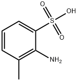 2-アミノ-3-メチルベンゼンスルホン酸 化学構造式