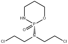(S)-2-[Bis(2-chloroethyl)amino]tetrahydro-2H-1,3,2-oxazaphosphorine 2-oxide Struktur