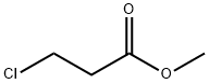 3-クロロプロパン酸メチル 化学構造式