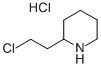 2-(2-CHLOROETHYL)PIPERIDINUM CHLORIDE Structure