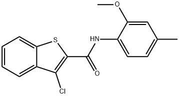 Benzo[b]thiophene-2-carboxamide, 3-chloro-N-(2-methoxy-4-methylphenyl)- (9CI)|