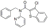 Benzo[b]thiophene-2-carboxamide, 3-chloro-N-(phenylmethyl)-N-2-pyridinyl- (9CI) Structure
