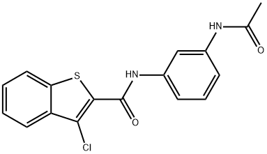 Benzo[b]thiophene-2-carboxamide, N-[3-(acetylamino)phenyl]-3-chloro- (9CI)|