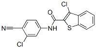 Benzo[b]thiophene-2-carboxamide, 3-chloro-N-(3-chloro-4-cyanophenyl)- (9CI)|
