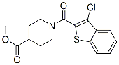 4-Piperidinecarboxylicacid,1-[(3-chlorobenzo[b]thien-2-yl)carbonyl]-,methylester(9CI)|