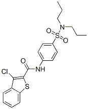 Benzo[b]thiophene-2-carboxamide, 3-chloro-N-[4-[(dipropylamino)sulfonyl]phenyl]- (9CI)|