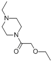 Piperazine,1-(ethoxyacetyl)-4-ethyl- Struktur