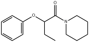 Piperidine, 1-(1-oxo-2-phenoxybutyl)- (9CI) 化学構造式