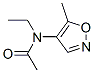 Acetamide, N-ethyl-N-(5-methyl-4-isoxazolyl)- (9CI) 化学構造式