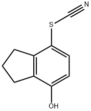 Thiocyanic acid, 2,3-dihydro-7-hydroxy-1H-inden-4-yl ester (9CI)|