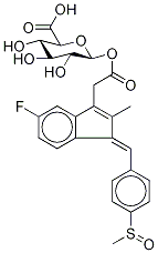 Sulindac Acyl-β-D-Glucuronide Structure