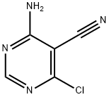 4-氨基-5-氰基-6-氯嘧啶, 60025-09-4, 结构式