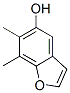 5-Benzofuranol,  6,7-dimethyl- Struktur