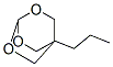 4-プロピル-2,6,7-トリオキサビシクロ[2.2.2]オクタン 化学構造式
