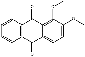 1,2-二甲氧基蒽-9,10-二酮, 6003-12-9, 结构式