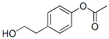 Acetic acid 4-(2-hydroxyethyl)phenyl ester Structure