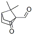 1,7-ジメチル-2-オキソビシクロ[2.2.1]ヘプタン-7-カルボアルデヒド 化学構造式