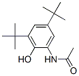 N-[3,5-bis(1,1-dimethylethyl)-2-hydroxyphenyl]acetamide Struktur