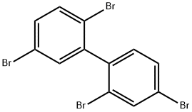 2,2',4,5-テトラブロモ-1,1'-ビフェニル 化学構造式