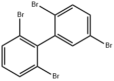 2,2',5',6-テトラブロモ-1,1'-ビフェニル 化学構造式