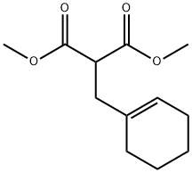 2-(1-Cyclohexen-1-ylmethyl)malonic acid dimethyl ester Structure
