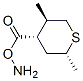 2H-Thiopyran-4-carboxylicacid,4-aminotetrahydro-2,5-dimethyl-,(2alpha,4alpha,5beta)- Struktur