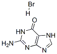 2-amino-1,7-dihydro-6H-purin-6-one monohydrobromide Struktur