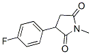 2-(4-fluorophenyl)-N-methylsuccinimide Struktur