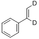 CIS-STYRENE-ALPHA, BETA-D2, 96 ATOM % D Structure