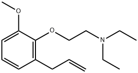 N,N-Diethyl-2-[2-methoxy-6-(2-propenyl)phenoxy]ethanamine Structure