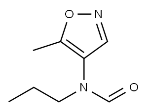 Formamide, N-(5-methyl-4-isoxazolyl)-N-propyl- (9CI) 结构式