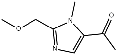 Ethanone, 1-[2-(methoxymethyl)-1-methyl-1H-imidazol-5-yl]- (9CI) 结构式