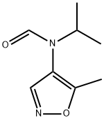 Formamide, N-(1-methylethyl)-N-(5-methyl-4-isoxazolyl)- (9CI) Structure
