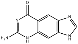 6-AMINO-3,7-DIHYDRO-IMIDAZO[4,5-G]QUINAZOLIN-8-ONE Struktur