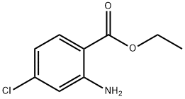 2-アミノ-4-クロロ安息香酸エチル 化学構造式