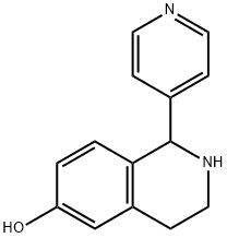 6-Isoquinolinol,1,2,3,4-tetrahydro-1-(4-pyridinyl)-(9CI) Structure