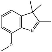 7-METHOXY-2,3,3-TRIMETHYL-4,5-BENZOINDOLENINE Struktur