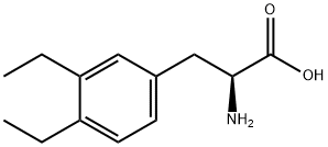 Phenylalanine, 3,4-diethyl- (9CI) Structure