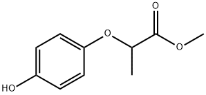 2-(4-ヒドロキシフェノキシ)プロピオン酸メチル 化学構造式