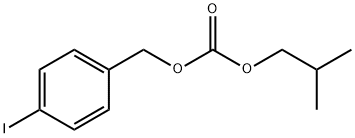 p-Iodobenzylisobutyl=carbonate Struktur