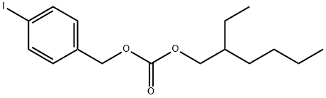 Carbonic acid 2-ethylhexyl p-iodobenzyl ester Structure